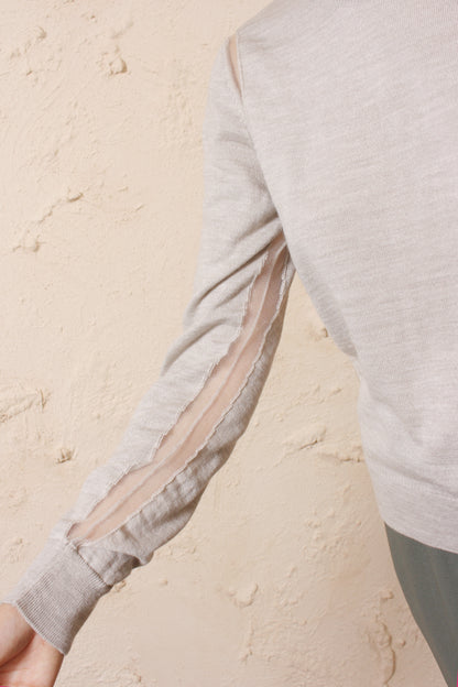 Mesh Detail Sweater