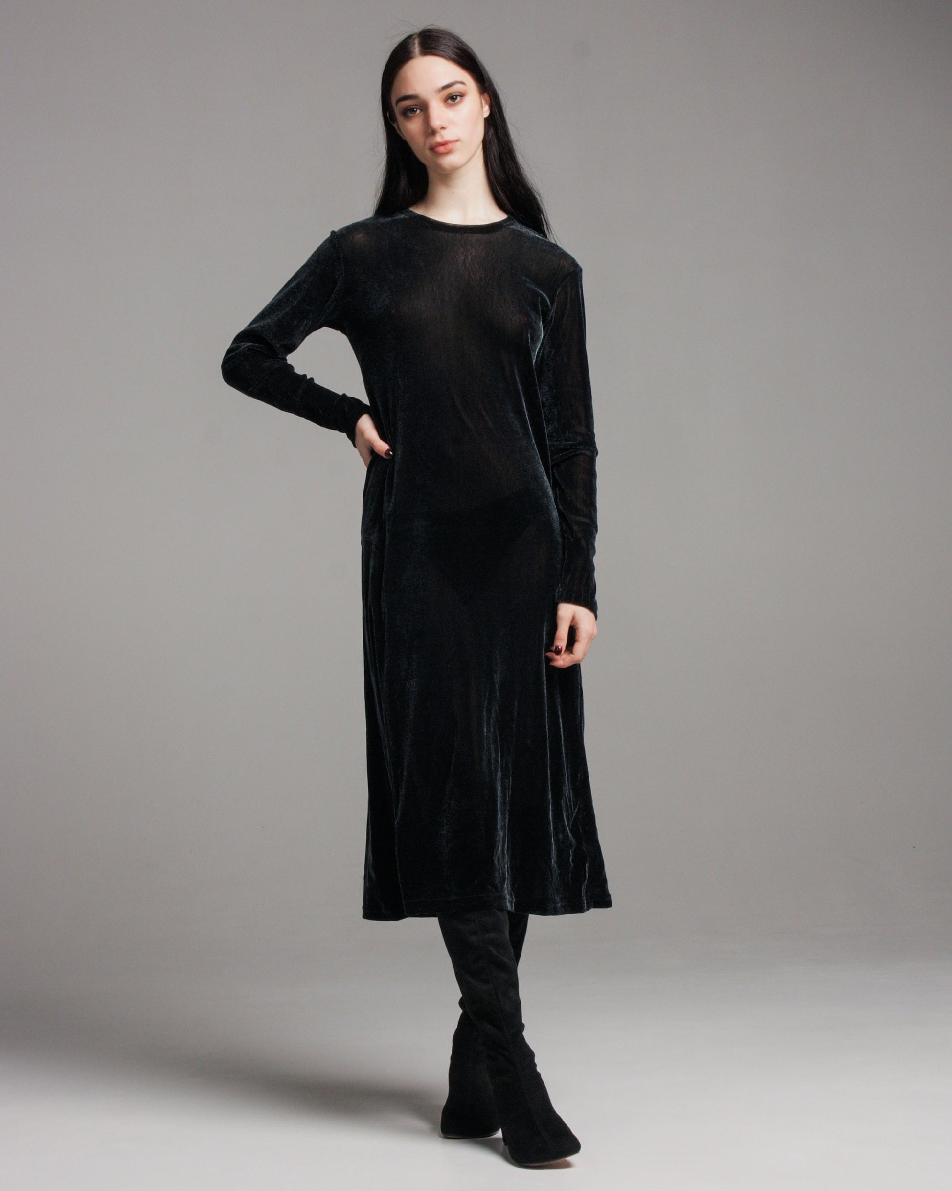 Sparkle Velvet Tube Dress – Dilettante