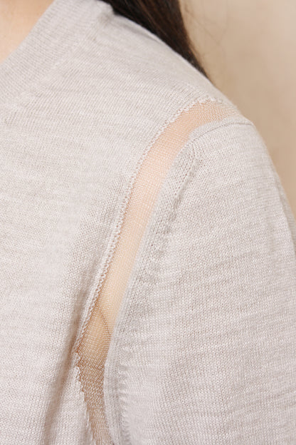 Mesh Detail Sweater