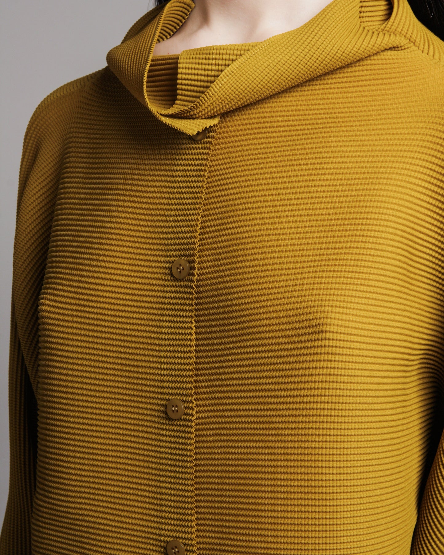 Mustard Dolman Stretch Cardigan