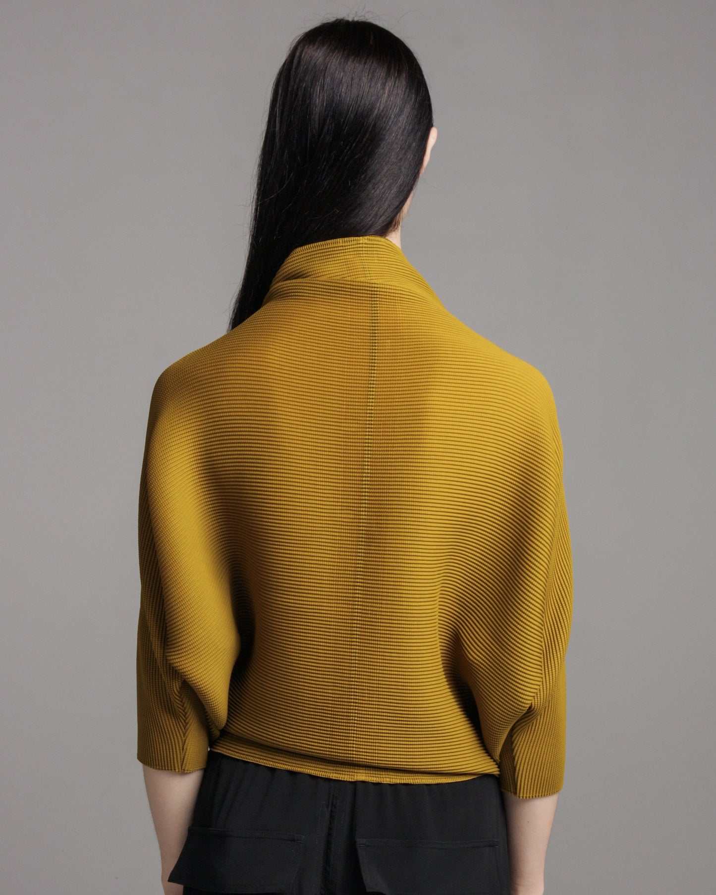Mustard Dolman Stretch Cardigan