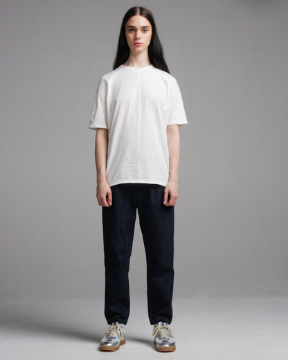 Indigo Cotton Linen Denim Pants