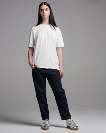 Indigo Cotton Linen Denim Pants