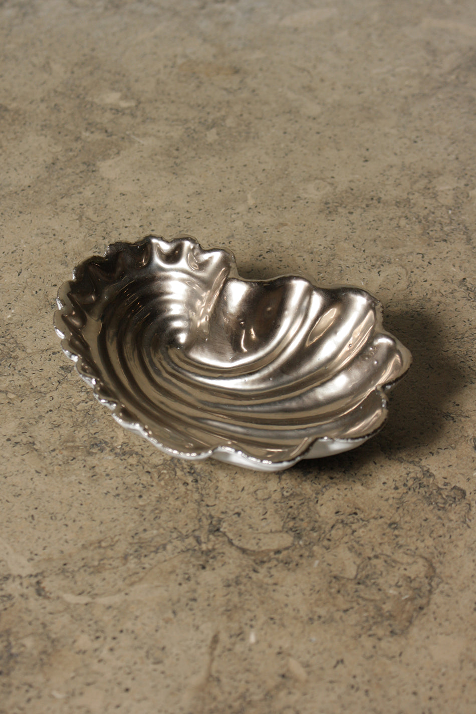 Coquillage Small Dish Platinum