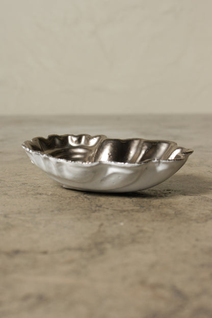 Coquillage Small Dish Platinum