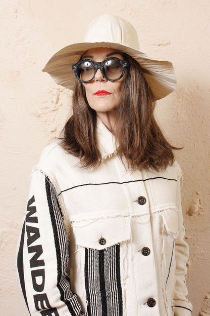 Nana Cream Velvet Hat