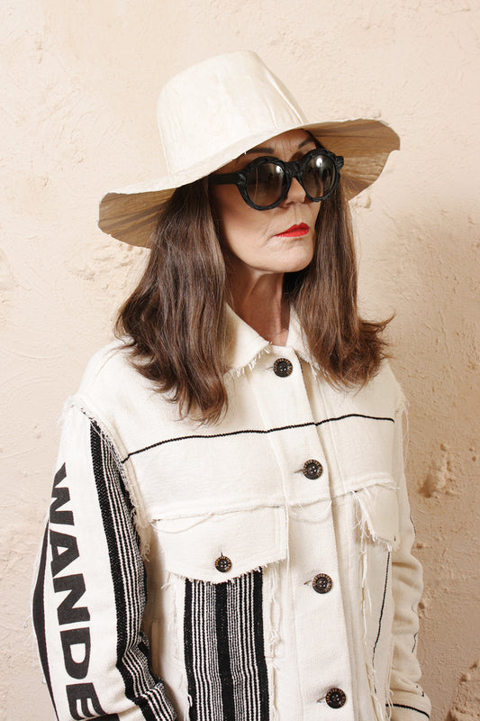 Nana Cream Velvet Hat