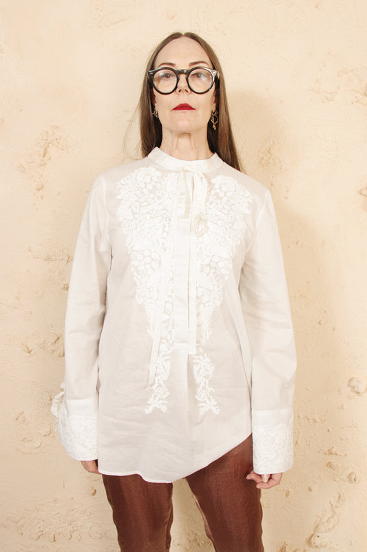 Embroidered Front Shirt