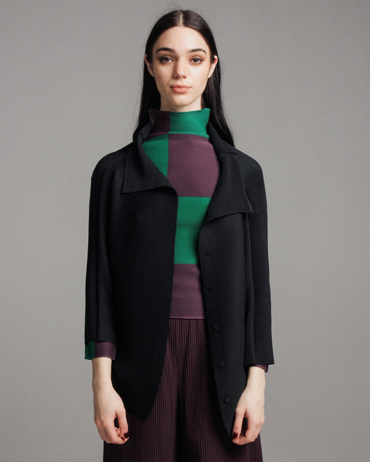 Black Dolman Stretch Cardigan