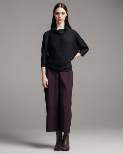 Black Dolman Stretch Cardigan