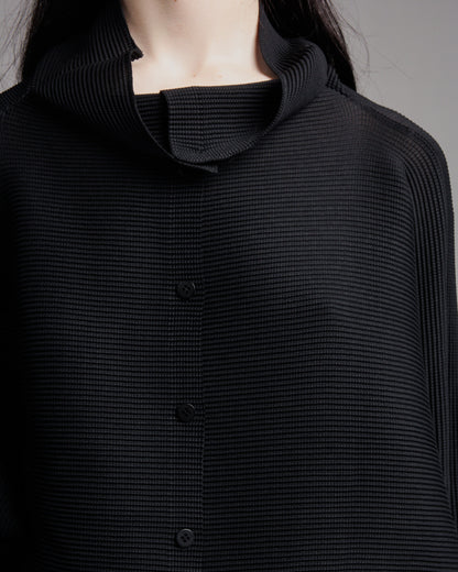 Black Dolman Stretch Cardigan