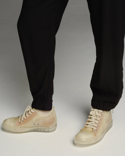 Transparent Leather Sneakers
