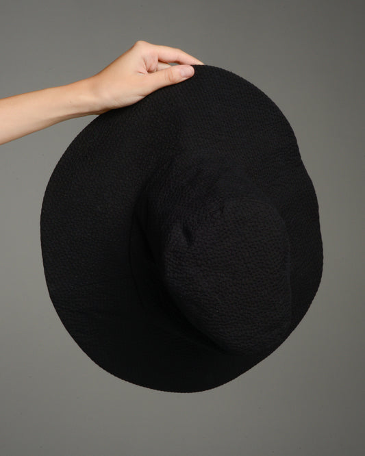 Black Wide Brim Hat