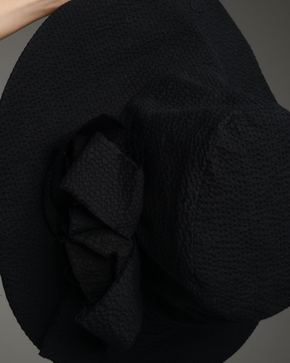 Black Flower Hat