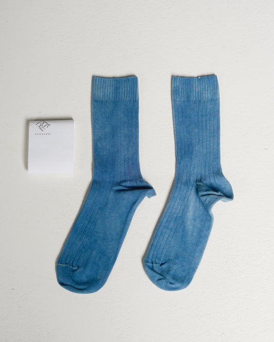 Isatis Blue Ankle Socks