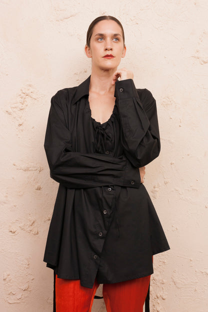 Black Cotton Shirt