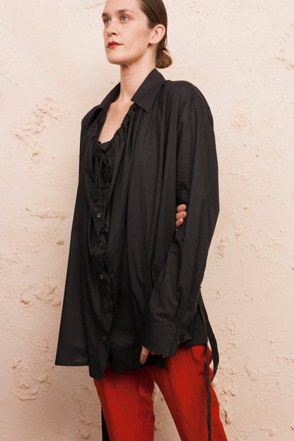 Black Cotton Shirt