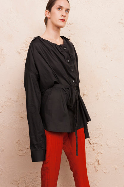 Black Cotton Shirt