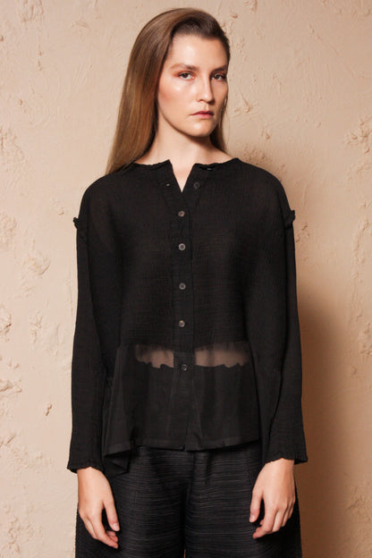 Crepe Blouse Black
