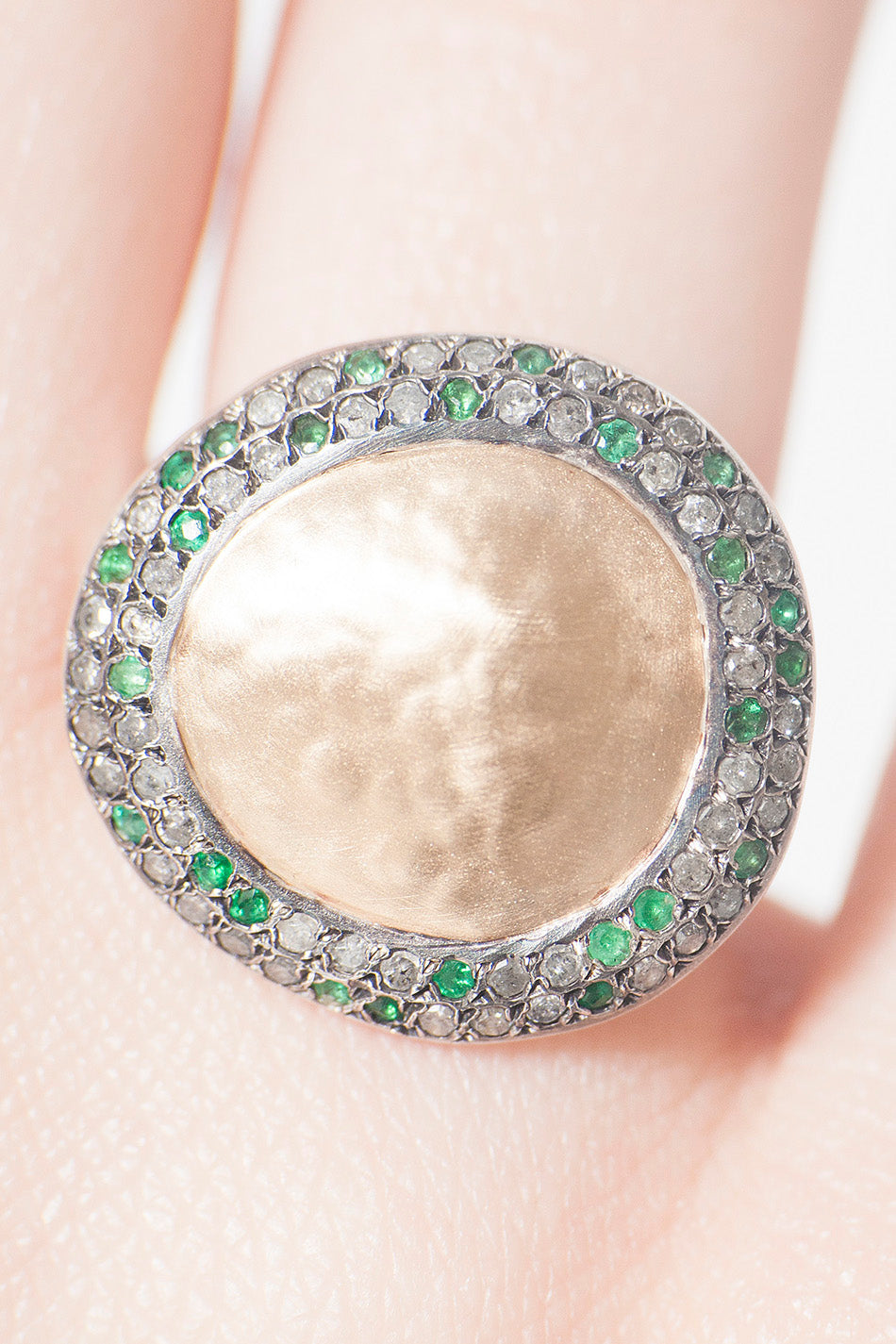 Julia Gold Emerald Ring