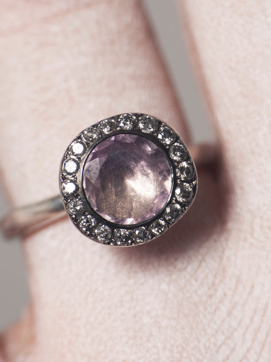 Beril Ametrine Quartz Ring