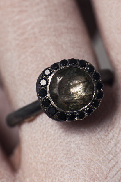 Beril Green Quartz Ring