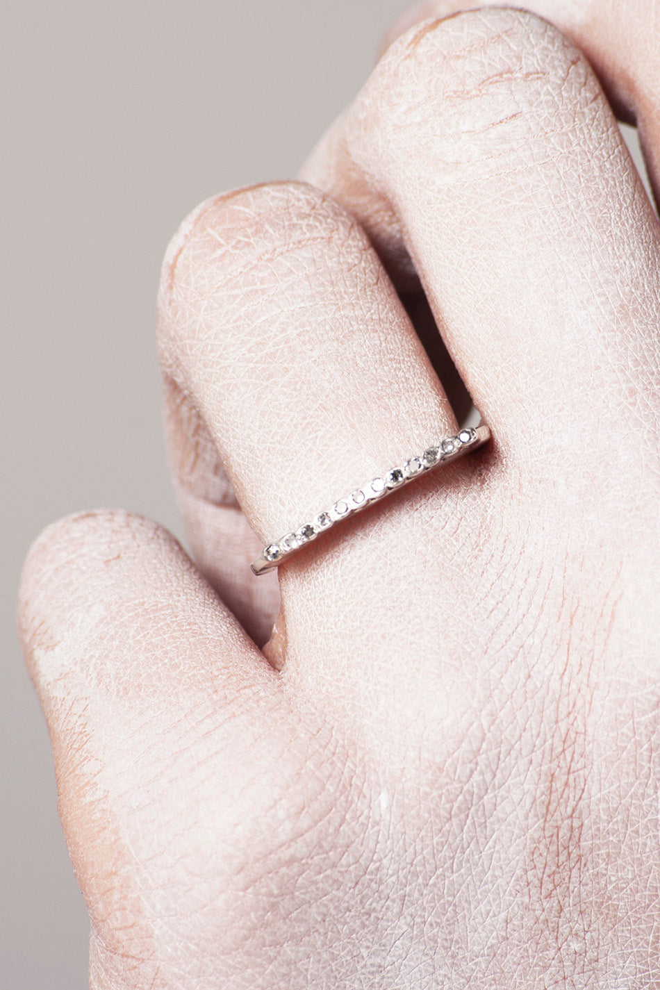 Zohra Grey Diamond Ring