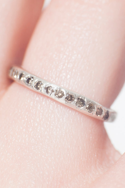 Sei Cognac Diamond Band