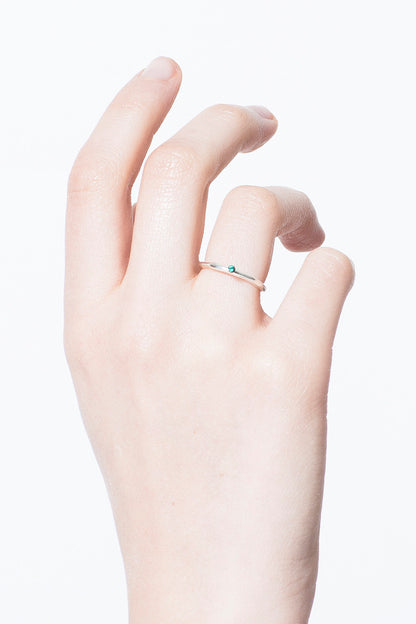 Sayaka Emerald Ring