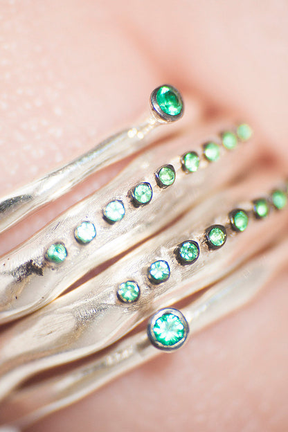 Sayaka Emerald Ring