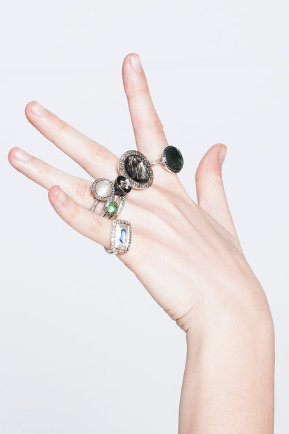 Flavie Rutilated Quartz Ring